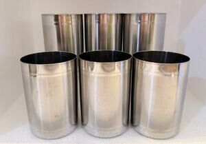 Retro Mazda Manak Steels Set of 6 Glasses Drinkware Barware Entertaining Lassi